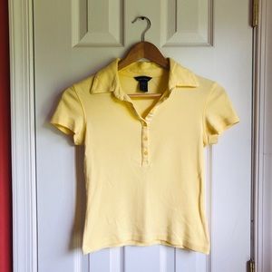 Moda International Pastel yellow top